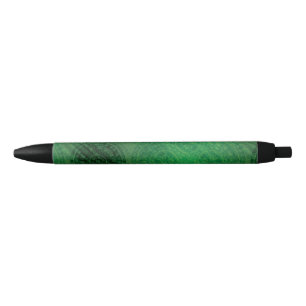Stylo Noir Acceptation Médaillons de méditation verte
