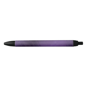 Stylo Noir Acceptation Motif Boho violet écectique