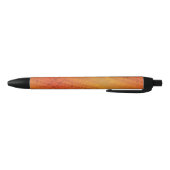 Stylo Noir Acceptation | Motif de Shibori rouge orange jaune (Bas)