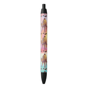 Stylo Noir Accessoires mignons de bureau de chameau