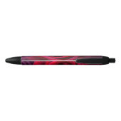 Stylo Noir accueil mariage rose rouge (Dos)