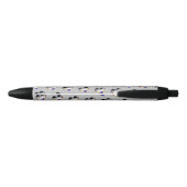 Stylo Noir Ace Pride Motif de coeur (Dos)