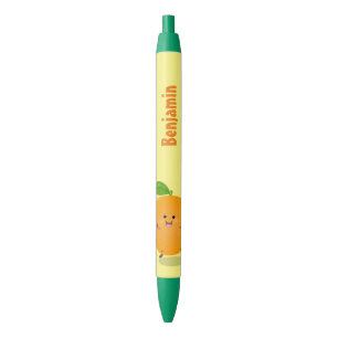Stylo Noir Agréable agrumes d'orange