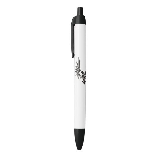 Stylo Noir Aigle à deux têtes (Haut (Vertical))