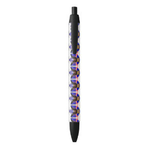 Stylo Noir Aigle du Jour de l'Indépendance