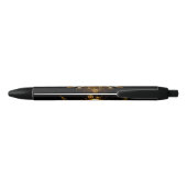 Stylo Noir Ailes steampunk (Dos)