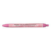 Stylo Noir Ajouter un nom, Joyeux anniversaire pour vous aide (Devant)