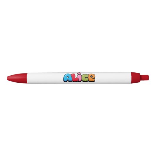 Stylo Noir Alice (Devant)