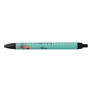 Stylo Noir Alice et la Caterpillar