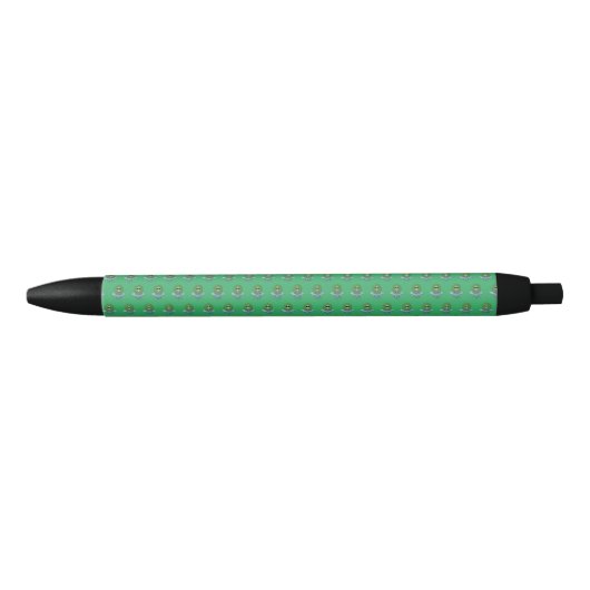 Stylo Noir Alien dans son petit vaisseau spatial (Devant)