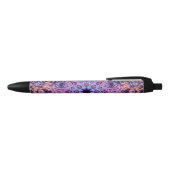 Stylo Noir Alien Purple Psychedélique Kaleidoscopique Mandala (Haut)