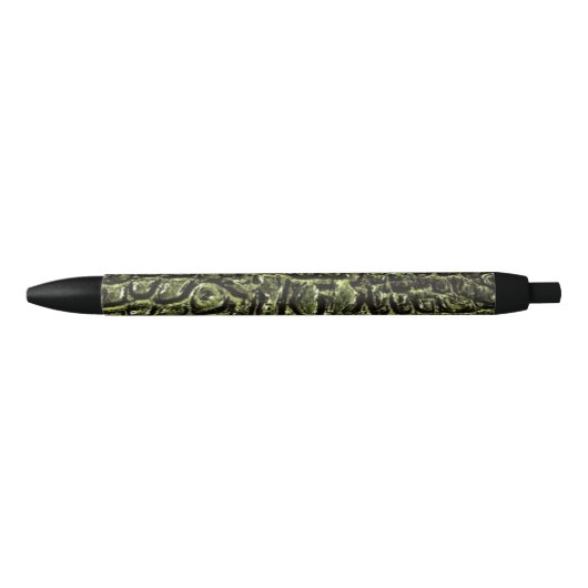 Stylo Noir "Alligator" Pen (Devant)