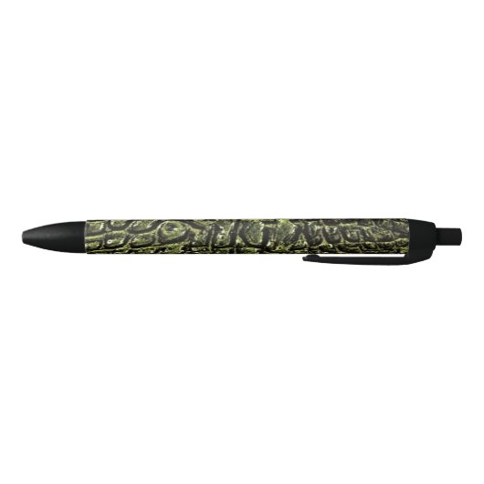 Stylo Noir "Alligator" Pen (Bas)