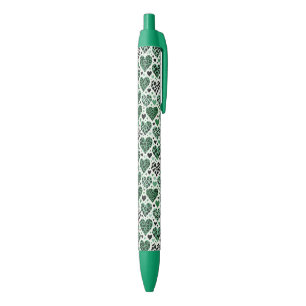 Stylo Noir Amour fou (Vert)