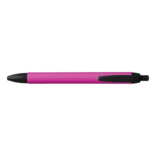 Stylo Noir Amour papillon | Couleur solide Magenta 1 Personne (Dos)
