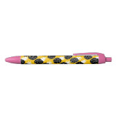 Stylo Noir Ananas noir (Haut)