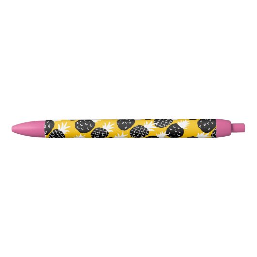 Stylo Noir Ananas noir (Devant)