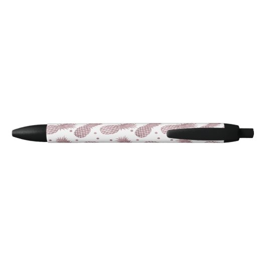 Stylo Noir Ananas rose (Dos)