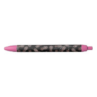 ananas rose d'or de marbre noir moderne élégant