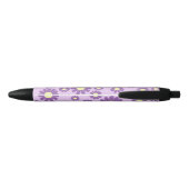 Stylo Noir Ananas rose violet (Dos)