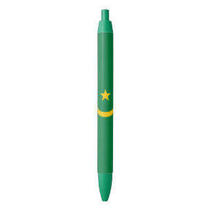 Stylo Noir Ancien drapeau de Mauritanie