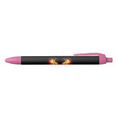 Stylo Noir Angel Fire Heart with Wings (Haut)