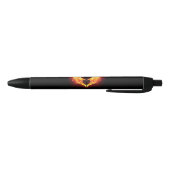 Stylo Noir Angel Fire Heart with Wings (Bas)