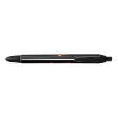 Stylo Noir Angel Fire Heart with Wings (Dos)