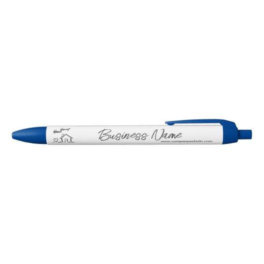 Stylo Noir Application minimale de remerciement client Bienve (Haut)
