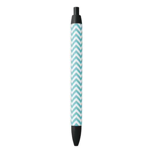 Stylo Noir Aqua Chevron (devant Vertical)