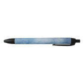 Stylo Noir Aquarelle bleue Texture (Bas)