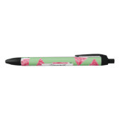 Stylo Noir Aquarelle Cool adorable Vert pastèque (Haut)