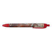 Stylo Noir aquarelle d'arrière - plan (Bas)