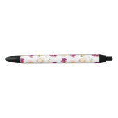 Stylo Noir Aquarelle rose brune Bourgogne (Devant)