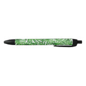 Stylo Noir Aquarelle Tropical Monstera Feuille Motif (Bas)