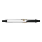 Stylo Noir Araignée de tigre (Dos)