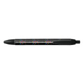 Stylo Noir Arbre de Noël autiste (Dos)