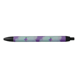 Stylo Noir Arbre de Noël Pin moderne aquarelle coloré