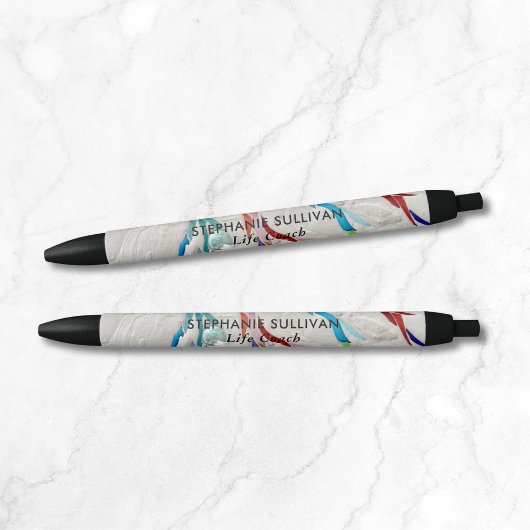 Stylo Noir Arbre de Vie Coach de Vie