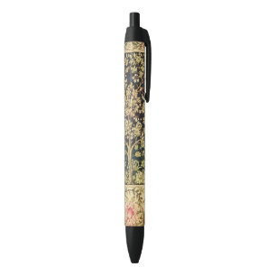 Stylo Noir Arbre de William Morris d'art vintage floral de la