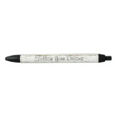 Stylo Noir Arbres verts bruns (Devant)