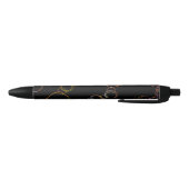 Stylo Noir Arc arc-en-ciel circulaire (Bas)