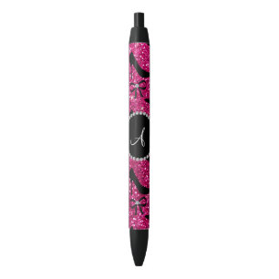 Stylo Noir Arc de talons hauts de noir de parties