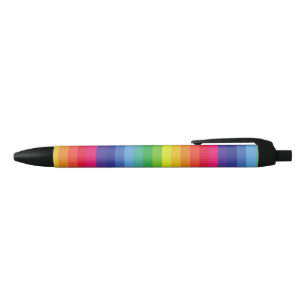 Stylo Noir Arc-en-ciel