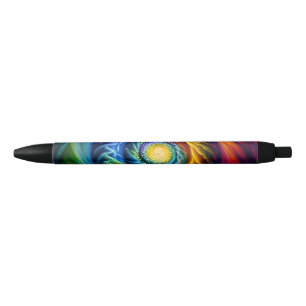 Stylo Noir Arc-en-ciel