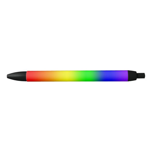Stylo Noir Arc-en-ciel Ombre (Devant)