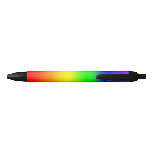 Stylo Noir Arc-en-ciel Ombre (Dos)