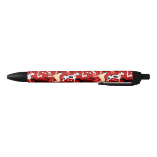 Stylo Noir Arlequin grand Danois, Faune, Grand Danois noir