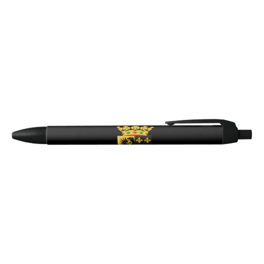 Stylo Noir Armoiries de Workum (Haut)