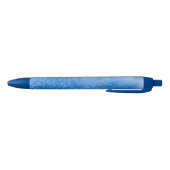 Stylo Noir Arrière - plan bleu d'aquarelle (Bas)